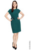 Side Tie Dress - Teal Green