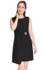 Origami Wrap Dress - Black