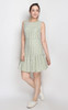 Gingham Print Dress - Green