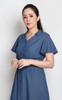 Chambray Shirt Dress - Blue