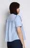 Ruffled Babydoll Top - Blue