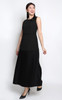 Pleated Maxi Dress - Black