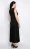 Pleated Maxi Dress - Black