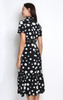 Mixed Dots Midi Dress