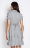 Wrap Front Dress - Checkered