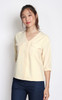 Pockets Relaxed Shirt - Yellow