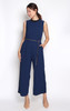 High Neck Jumpsuit - Navy