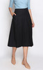 Tailored Pleated Skirt - Black