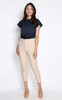 Skinny Cigarette Pants - Beige