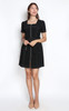 Pockets Zipper Dress - Black