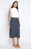 Pockets Pencil Skirt - Grey