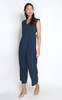 Foldover Jumpsuit - Navy