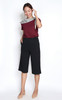 Mid-length Culottes - Black