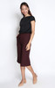 Mid-length Culottes - Oxblood