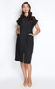 Collared Utility Dress - Black