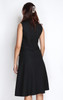 Lapel Tweed Dress - Black