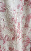 Embroidered Toile Print Dress - Pink