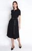 Chain Keyhole Dress - Black