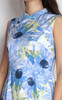 Floral Midi Cheongsam - Blue