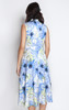 Floral Midi Cheongsam - Blue