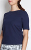 Basic Boatneck Top - Navy