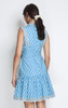 Block Print Dress - Blue