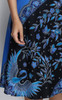 Batik Wrap Skirt - Phoenix Blue