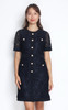 Pearl Buttons Lace Dress