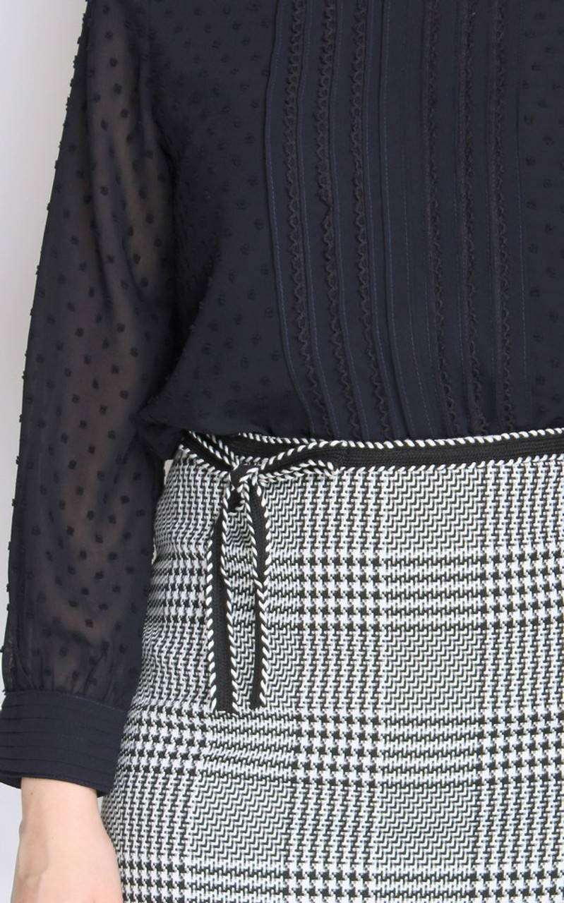 A line skirt checkered clearance