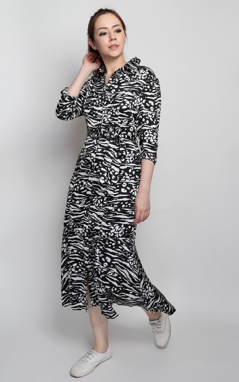 Ladies midi shirt dress clearance