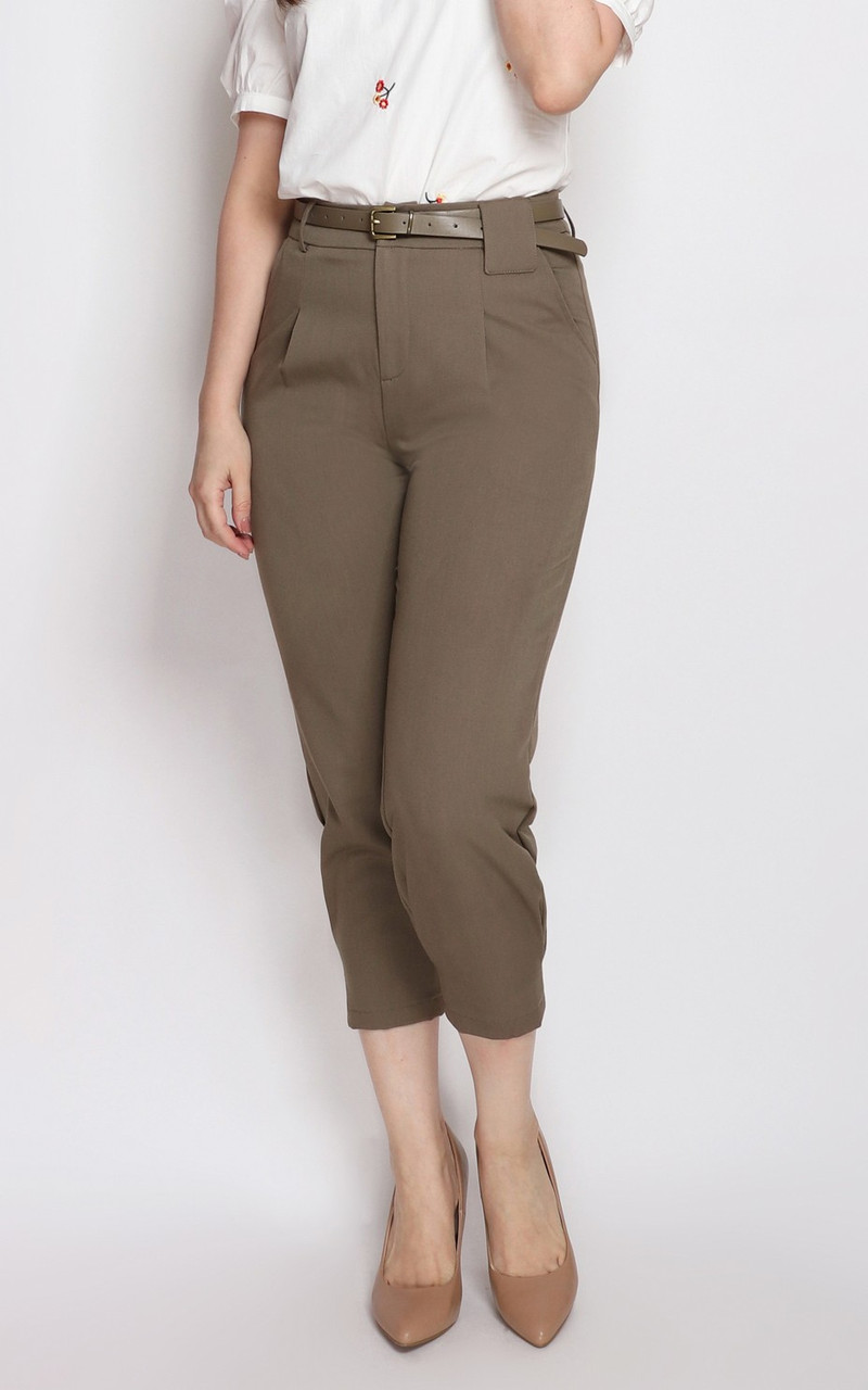 taupe brown pants