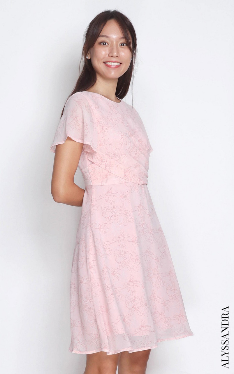 sachin and babi light blue dress Willa A-line Chiffon Bridesmaid Dress main image 1