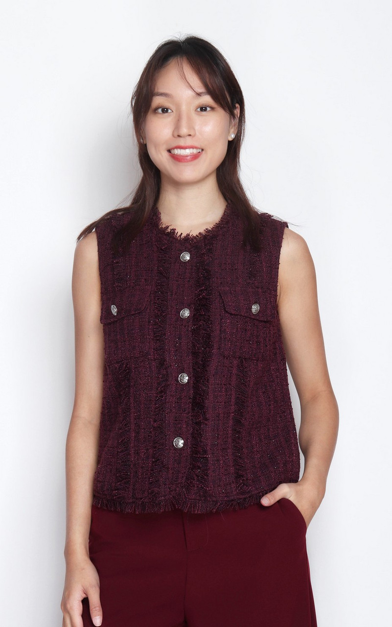 maison de Dolce. candy tweed vest ドルチェ maison de dolce. ドルチェ candy tweed vest - メルカリ