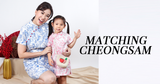 Mother–Daughter Matching Cheongsam for CNY