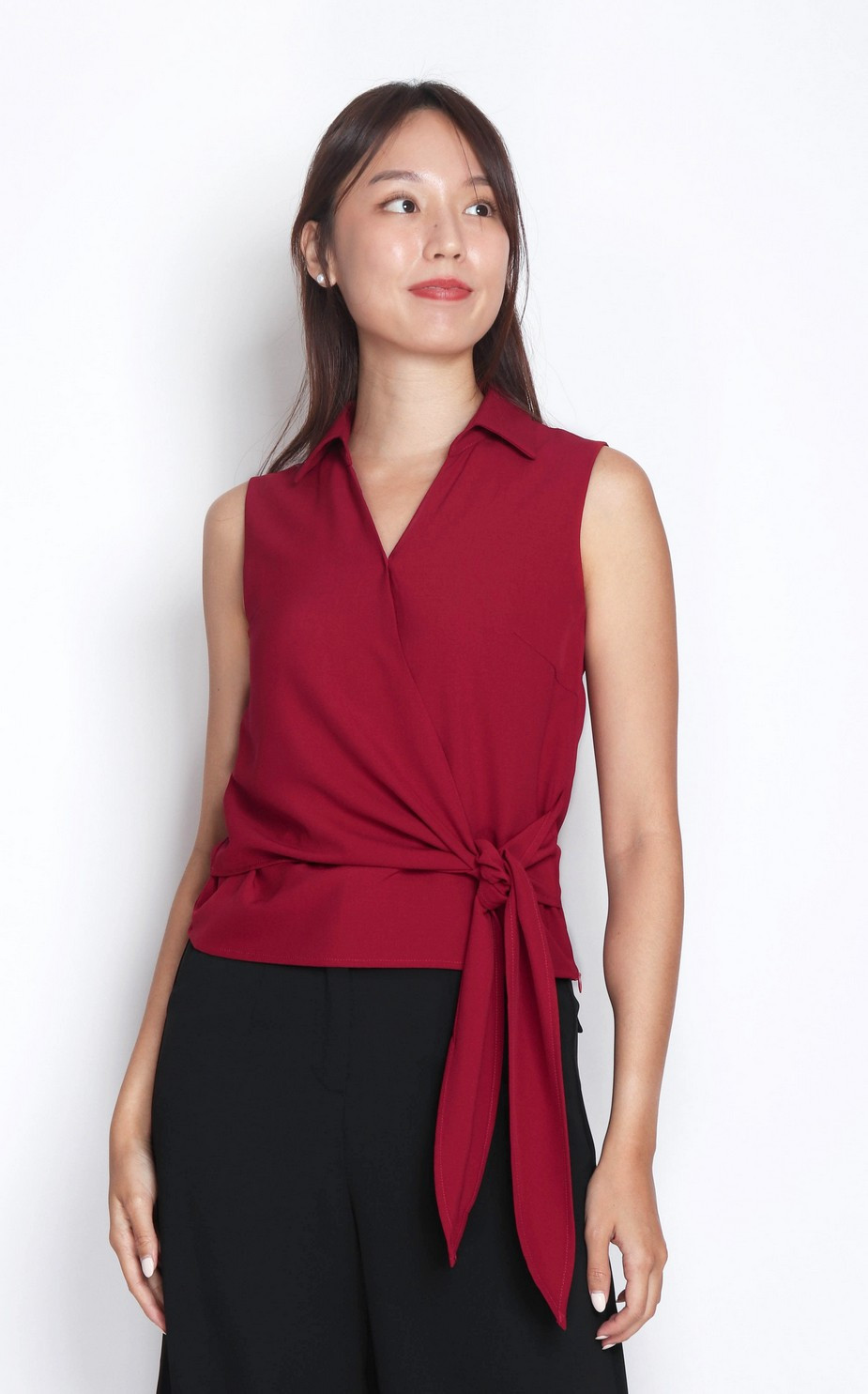 DENISE SIDE TIE TOP
