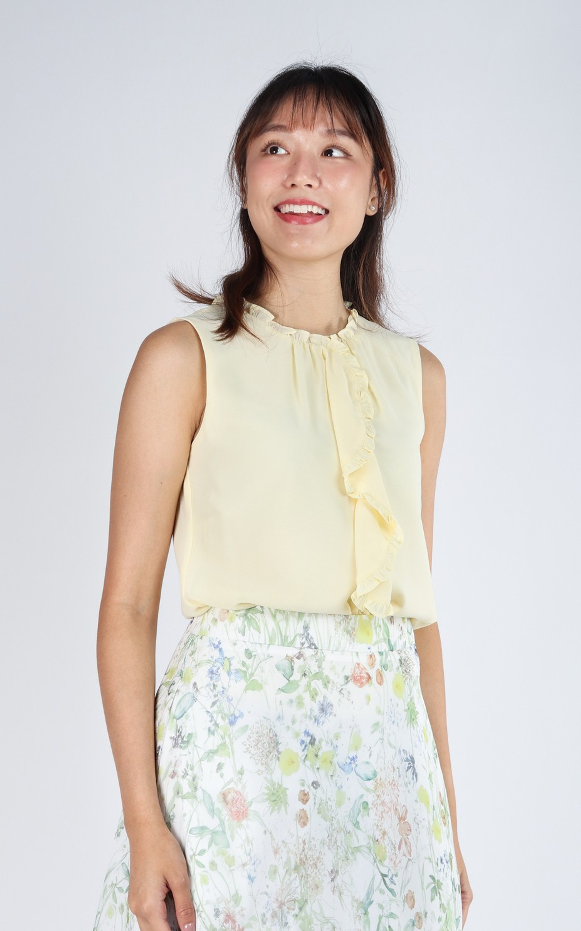 Willa Frill Top - Daffodil Willa Frill Top - Daffodil