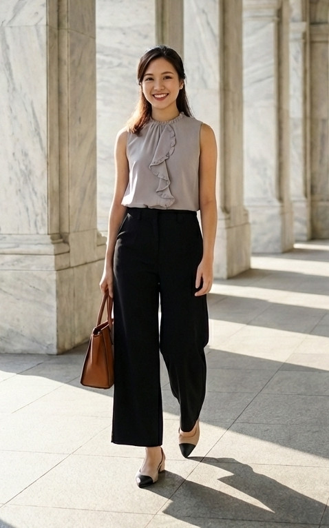 Willa Frill Top - Grey