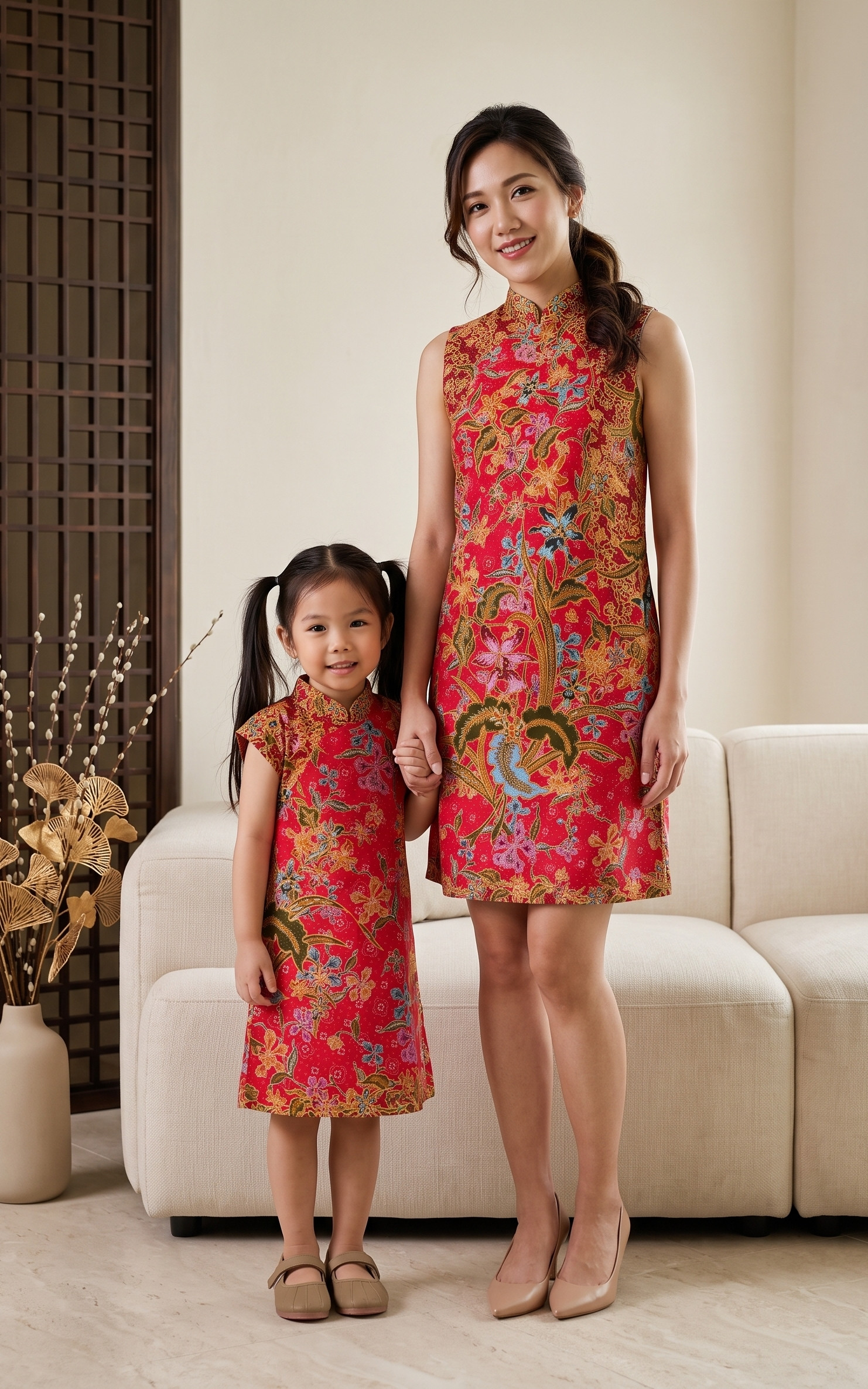 Kids Amal Batik Cheongsam Dress