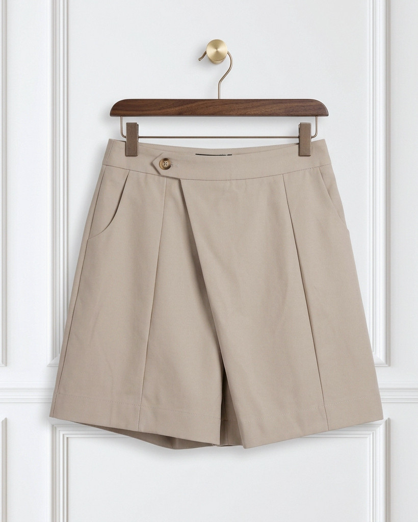 Finn Overlap Skorts - Khaki