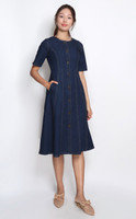 Sleeved Denim Dress