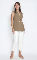 Long Vest - Taupe
