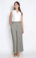 V-Neck Chiffon Top - White