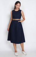 Tina Denim A-line Dress