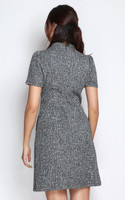 Tweed Cheongsam - Black | Modern Cheongsam Singapore | ALYSSANDRA
