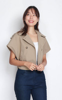 Trench Inspired Jacket - Dark Khaki