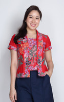 Batik Kebaya Top - Red