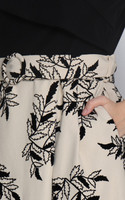 Velvet Motif Dress - Black