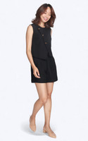 Cuffed Smart Shorts - Black