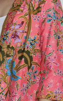 Heritage Orchid Batik Kimono Jacket - Peach Pink