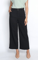Straight Leg Pants - Black